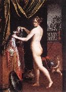 Lavinia Fontana Minerva dressing Germany oil painting artist